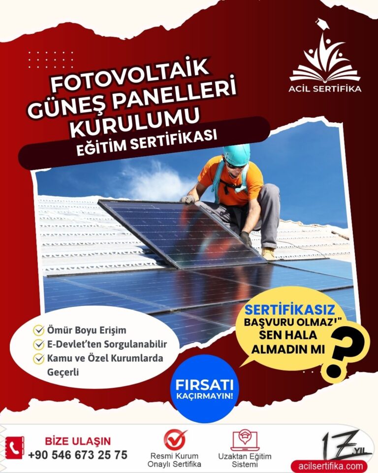 Fotovoltaik Güneş Panelleri Nedir