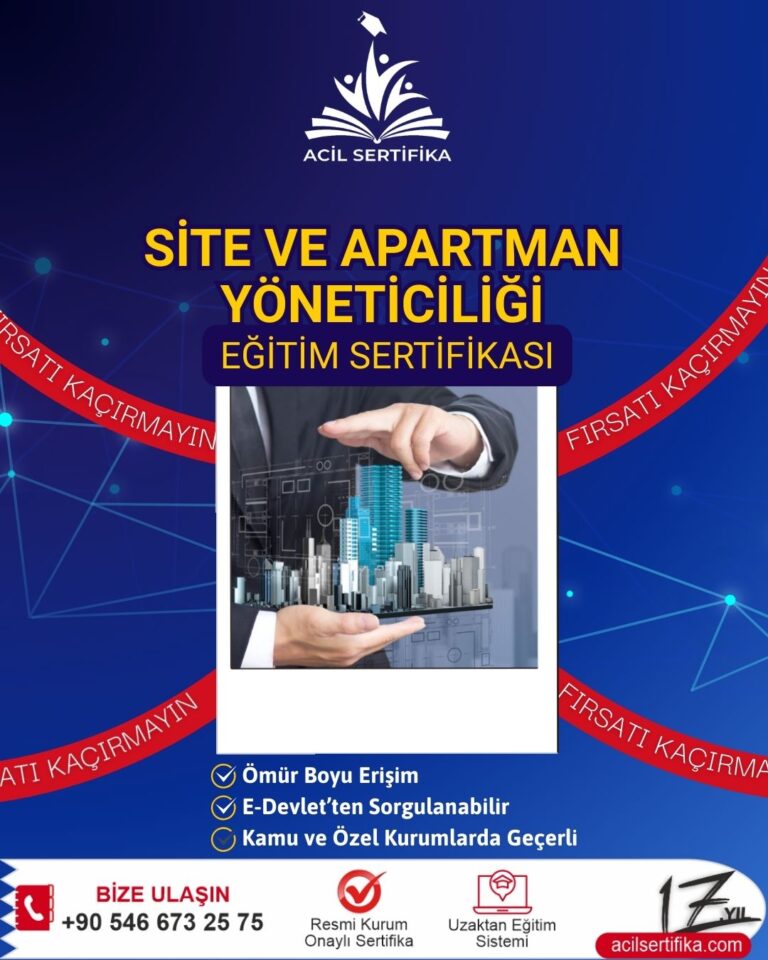 Site ve Apartman Yöneticiliği Nedir?