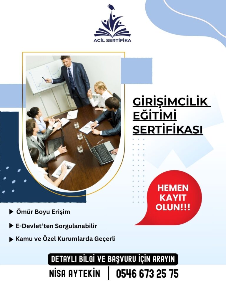 Girişimcilik Sertifikası